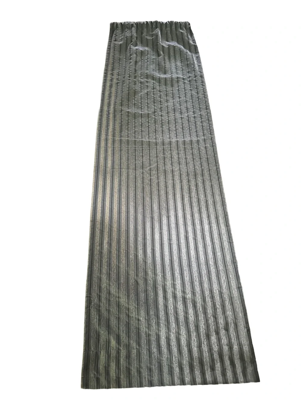 Slate Striped 50x84 Curtains